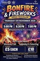 Bonfire & Fireworks Poster